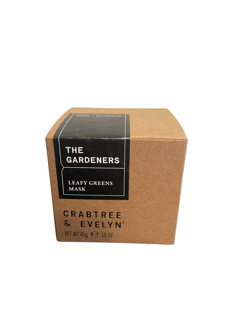 Crabtree & Evelyn The Gardeners Leafy Greens Mask 1.5oz Spirulina Kaolin Clay